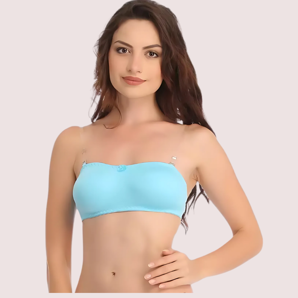 Women's Comfy Wirefree Micro Touch Stretch Tube Bra 2 Women's Comfy Wirefree Micro Touch Stretch Tube Bra - Image 2