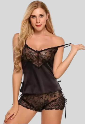 Black Babydoll Nightwear