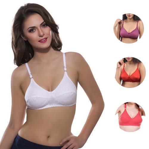 Total Comfort Cotton Bras Pack of 4 3 Total Comfort Cotton Bras Pack of 4 - Image 3