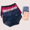 RoYnJWwtr1QCmVHvAOdmO4NZBcn7tXEr556MVEDK Women's Beautiful Lace Panties Pack (of 3)