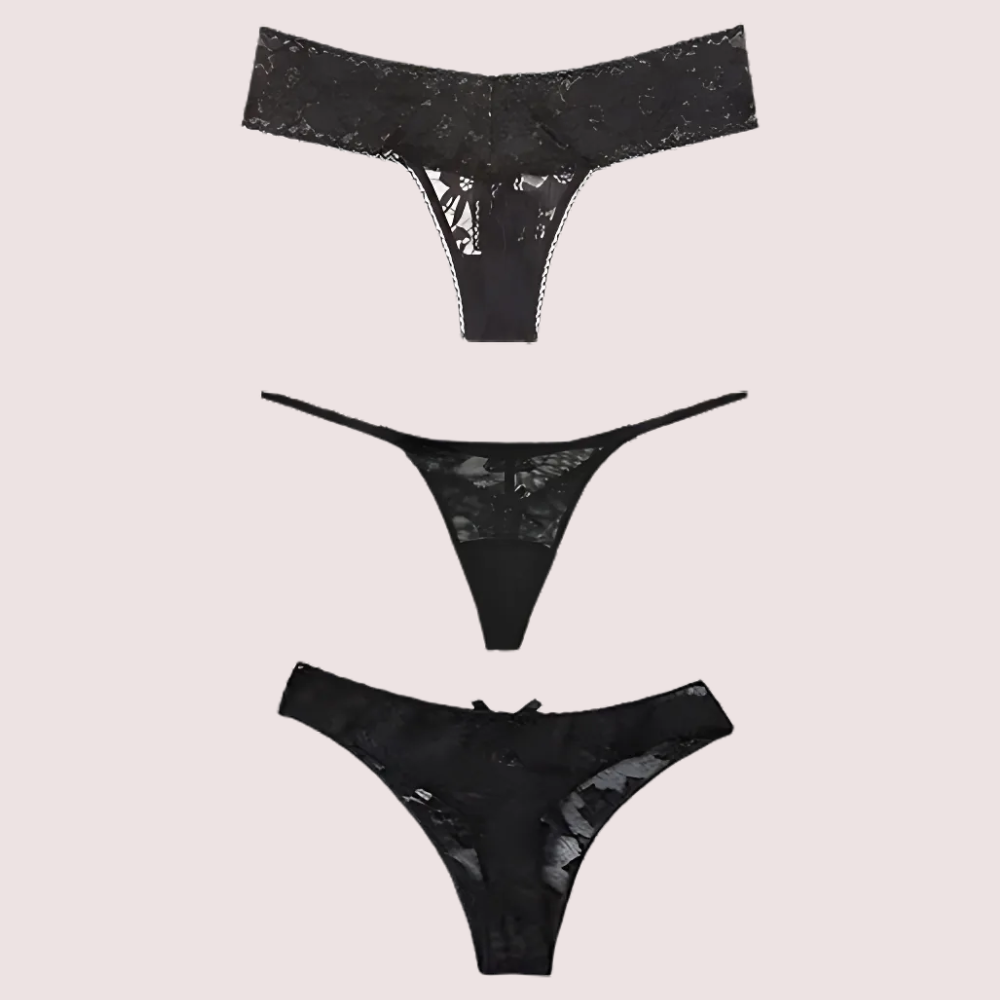 Lace Mesh Thong Panties 7 Lace Mesh Thong Panties - Image 7