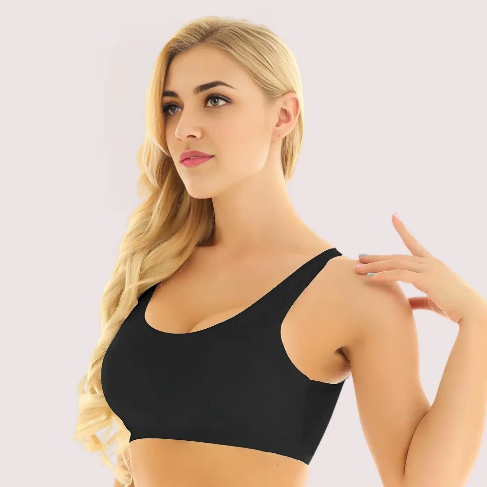 Luxury Padded Seamless Laser Cut Sports Bra 2 Luxury Padded Seamless Laser Cut Sports Bra - Image 2