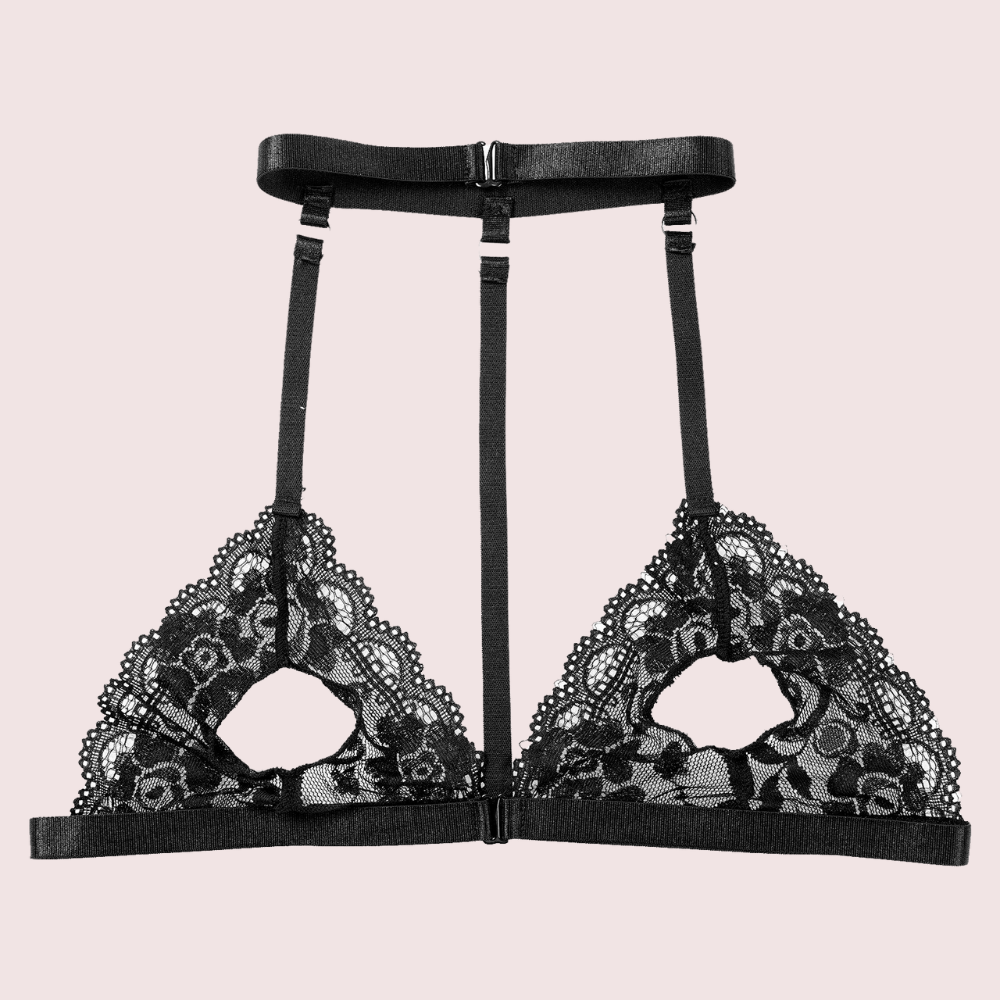 Midnight Temptation Sheer Lace Bralette 6 Midnight Temptation Sheer Lace Bralette - Image 6