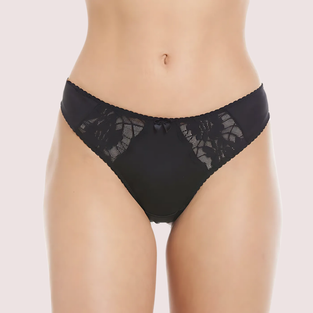 Lace Mesh Thong Panties 5 Lace Mesh Thong Panties - Image 5