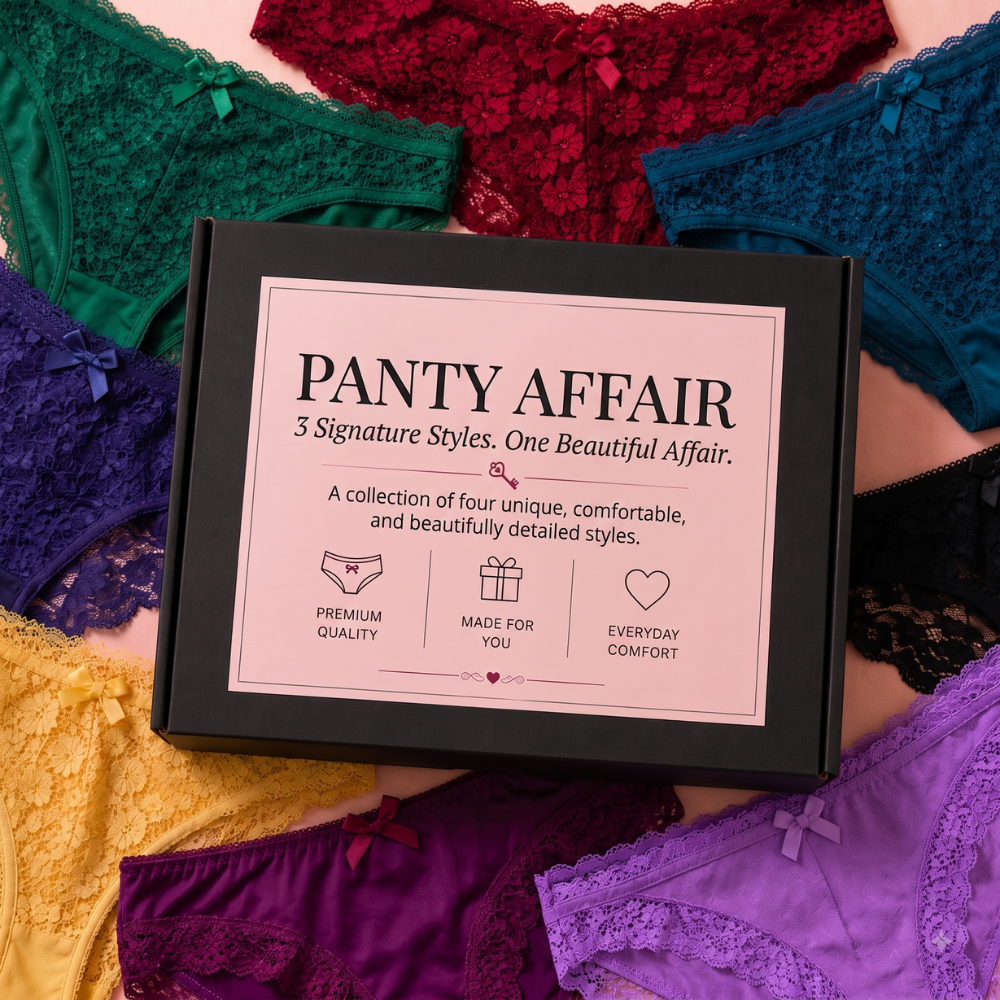 Panty Affair — Luxury 4-Piece Panty Box 1 Panty Affair — Luxury 4-Piece Panty Box