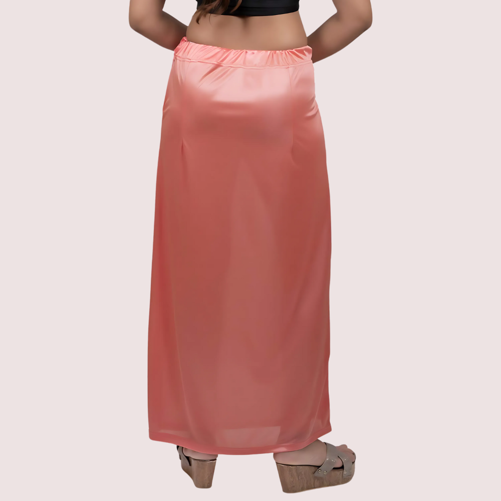 Women's Silk Satin Underskirt Petticoat 2 Women's Silk Satin Underskirt Petticoat - Image 2